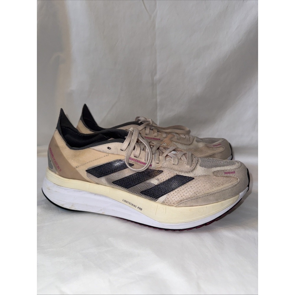 ADIDAS WOMEN'S ADIZERO BOSTON 11 RUNNING‎ SHOES QUARTZ CARBON CRYSTAL SIZE 12